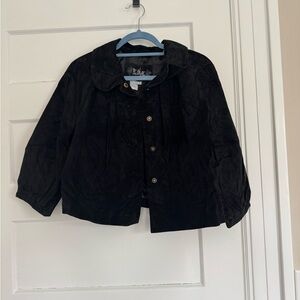 Real suede black jacket